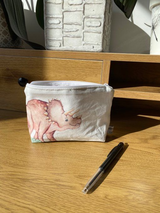 Petite trousse Dino personnalisable 