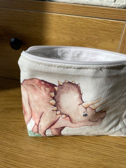 Petite trousse Dino personnalisable 