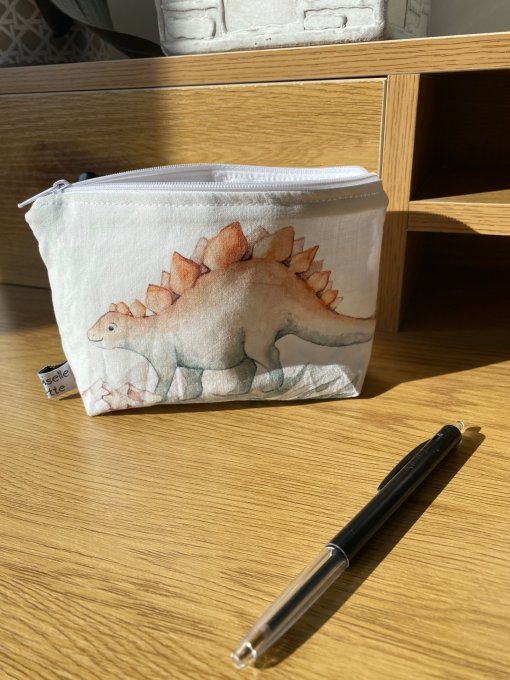 Petite trousse Dino personnalisable 